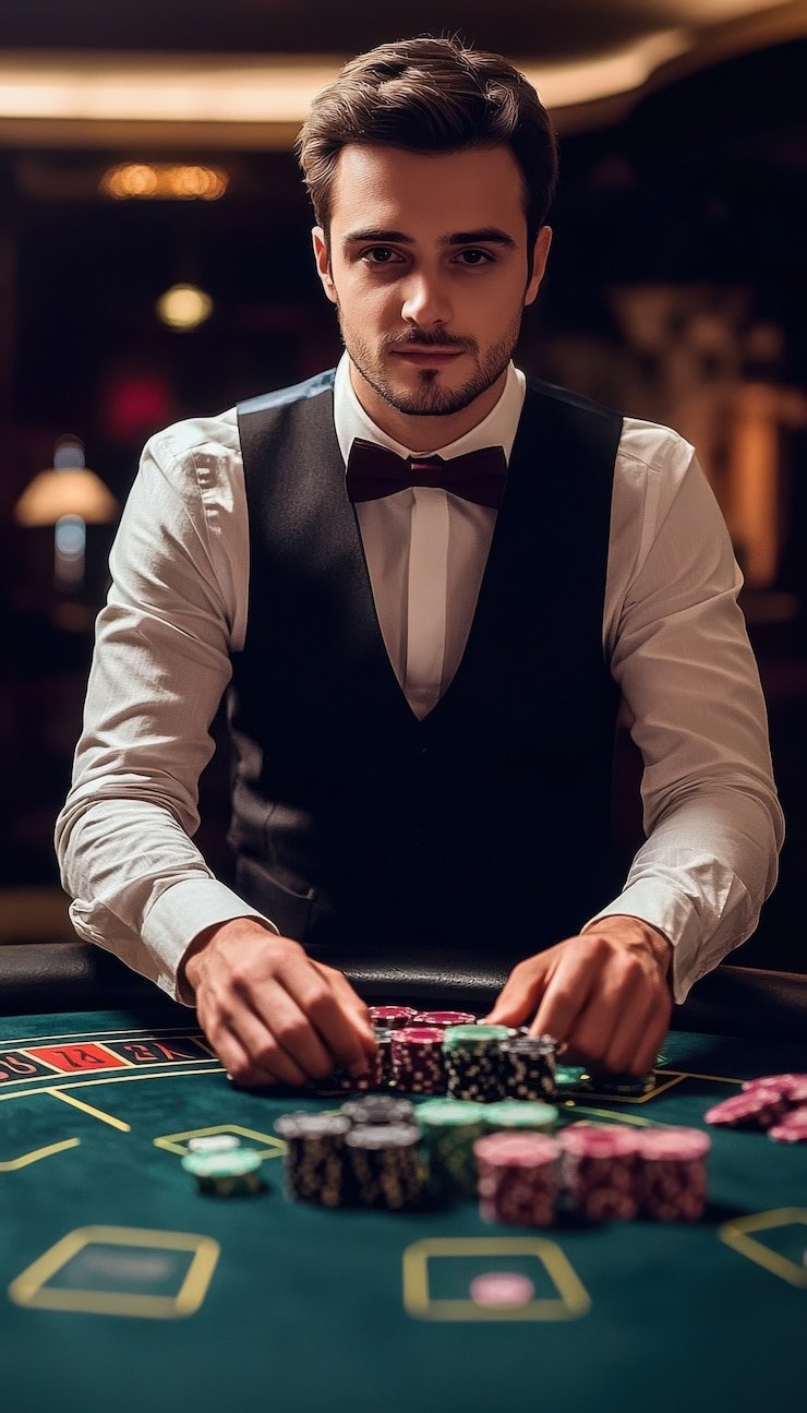 French Roulette live dealer studio at handicap 0 with HD multi-camera feed